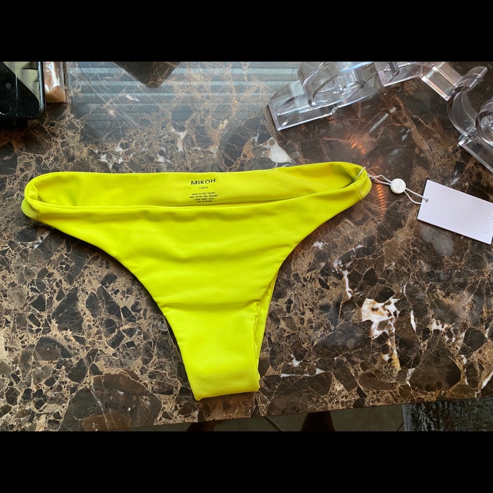 NWT Mikoh Neon Bikini Bottoms